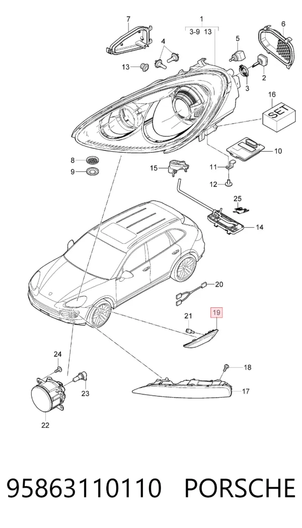  95863110110 Porsche