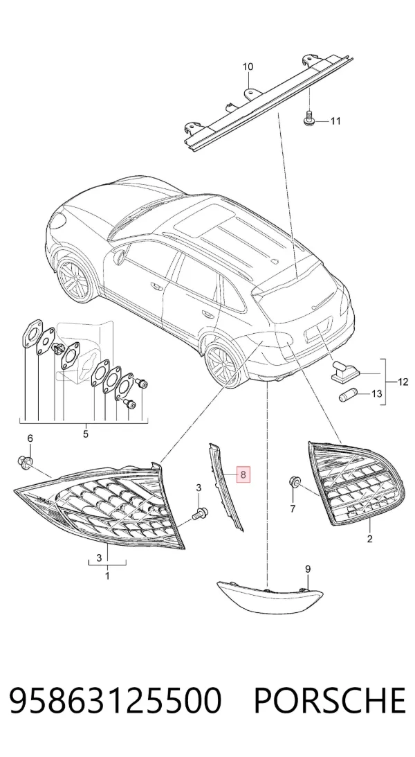  95863125500 Porsche