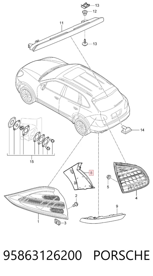  95863126200 Porsche