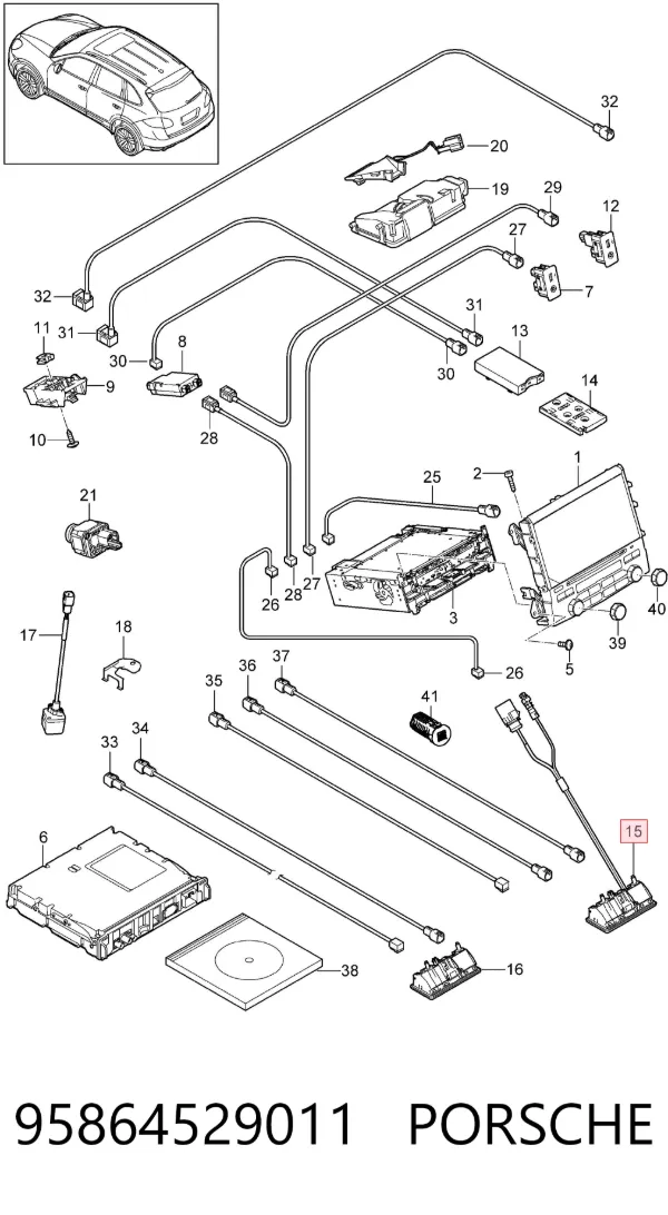  95864529011 Porsche