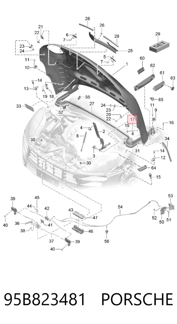  95B823481 Porsche