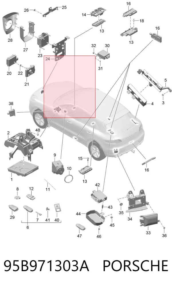  95B971303A Porsche