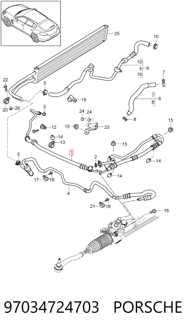  97034724703 Porsche
