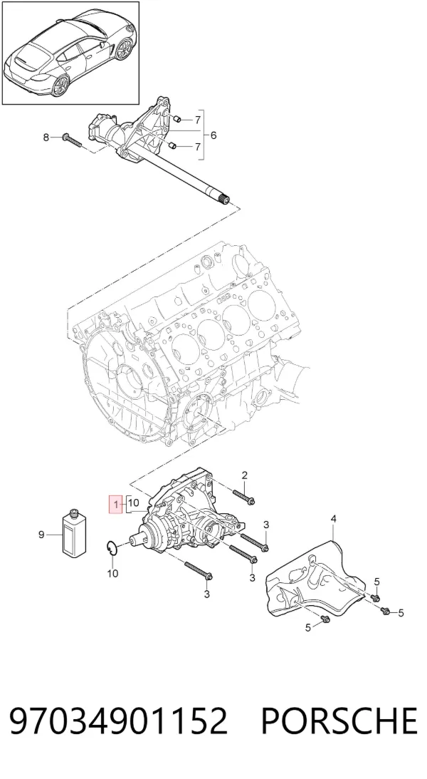  97034901152 Porsche