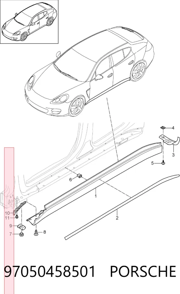  97050458501 Porsche