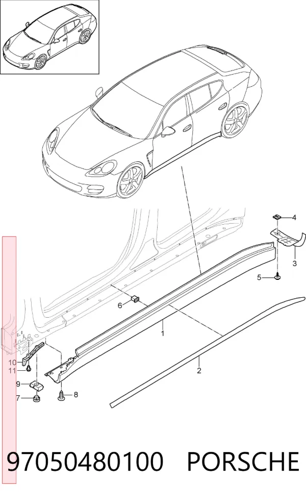  97050480100 Porsche