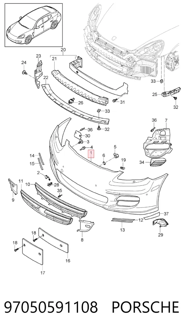  97050591146 Porsche