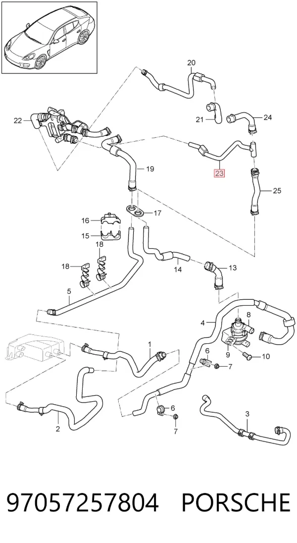  97057257804 Porsche