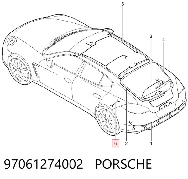  97061274002 Porsche