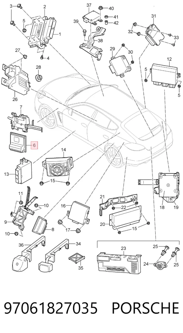  97061827035 Porsche