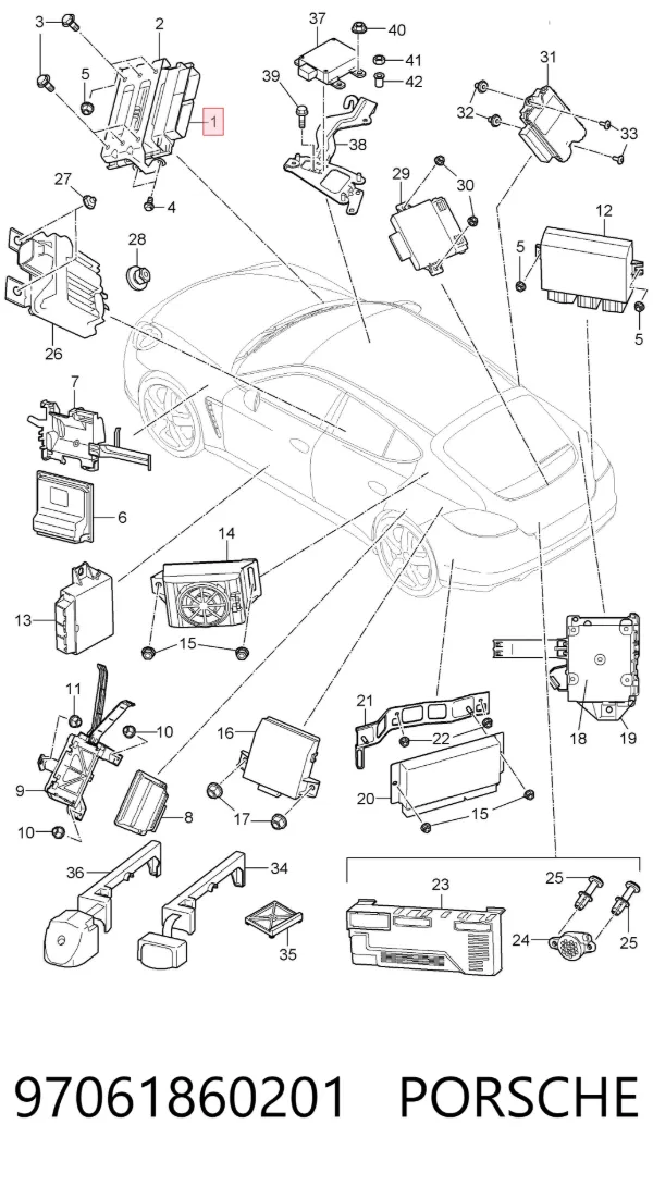  97061860201 Porsche