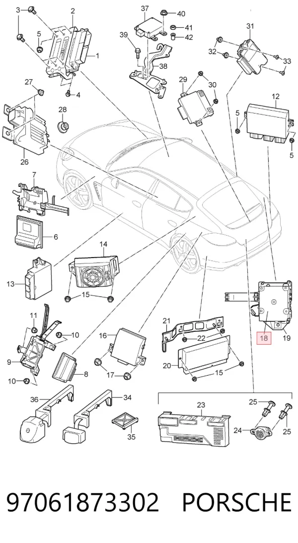  97061873302 Porsche