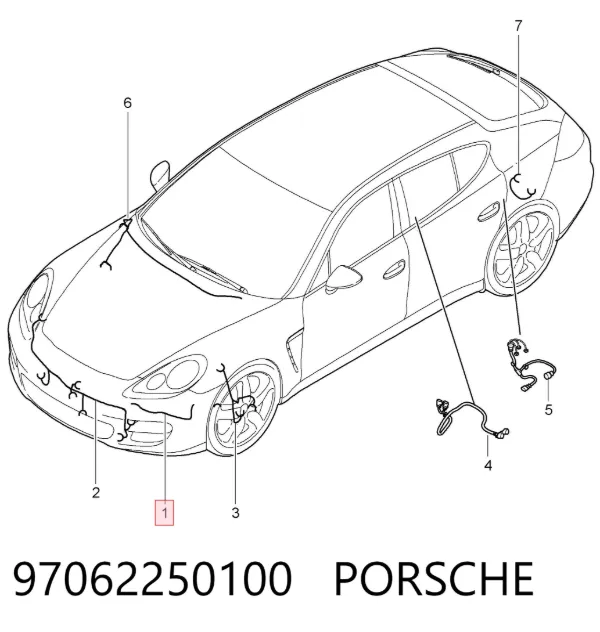  97062250100 Porsche
