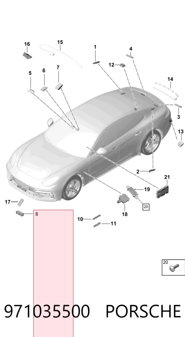  971035500 Porsche