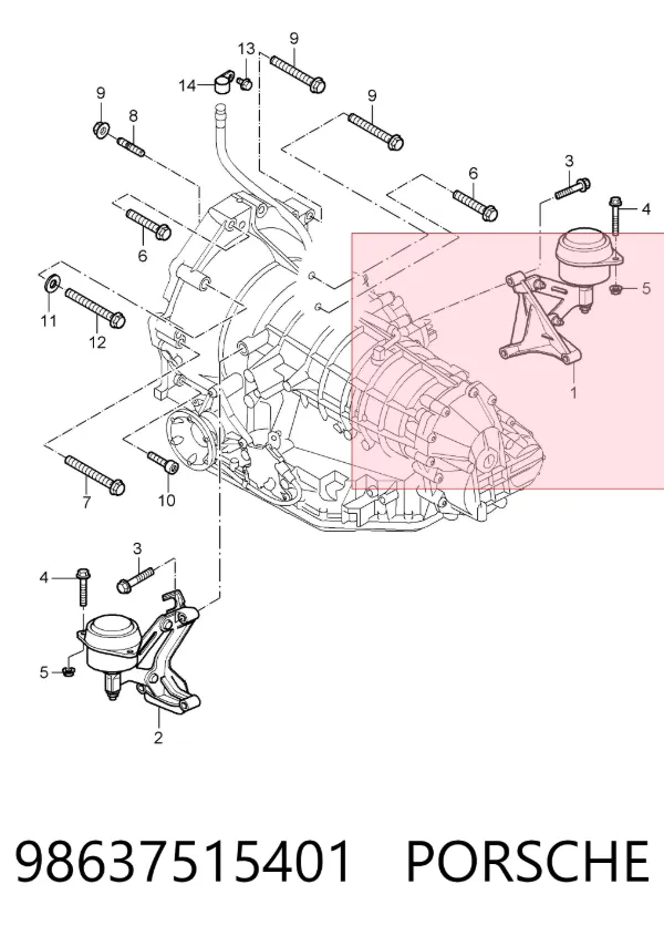  98637515401 Porsche