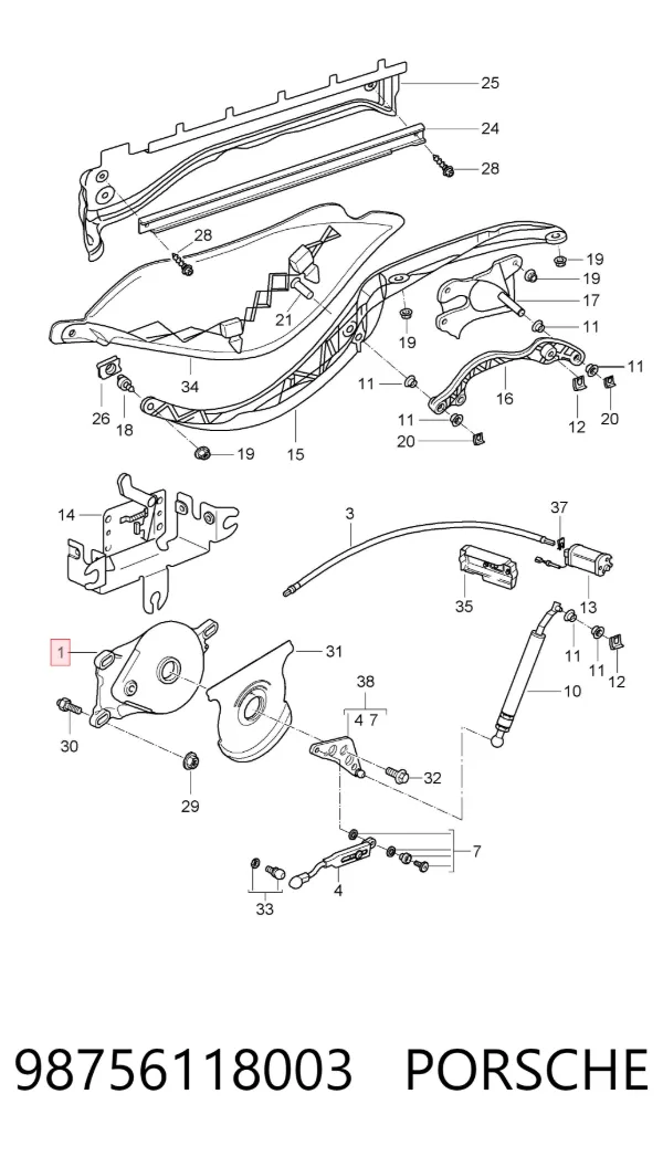  98756118003 Porsche