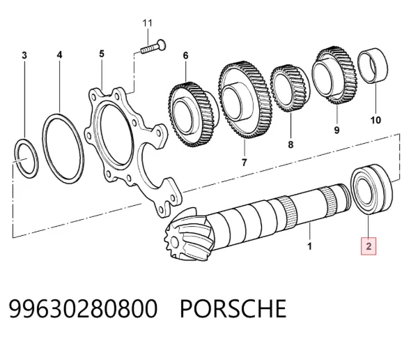  99630280800 Porsche