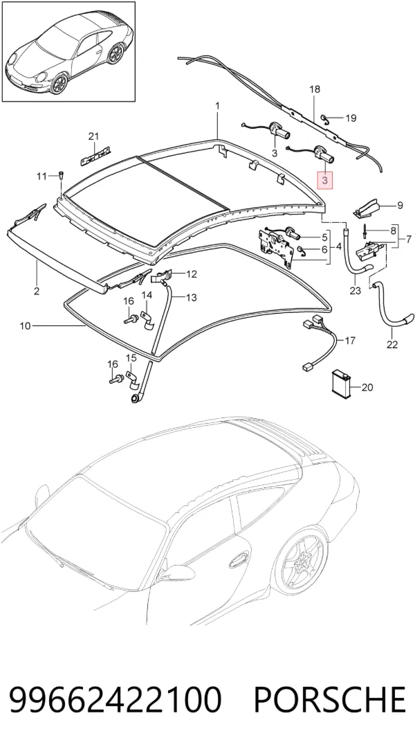  99662422100 Porsche