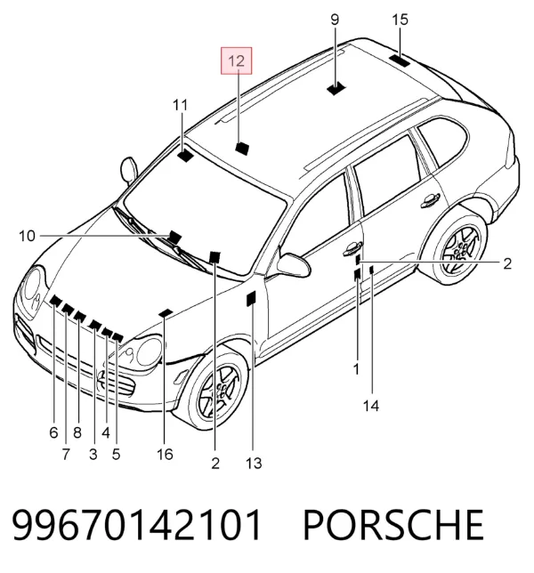  99670142101 Porsche