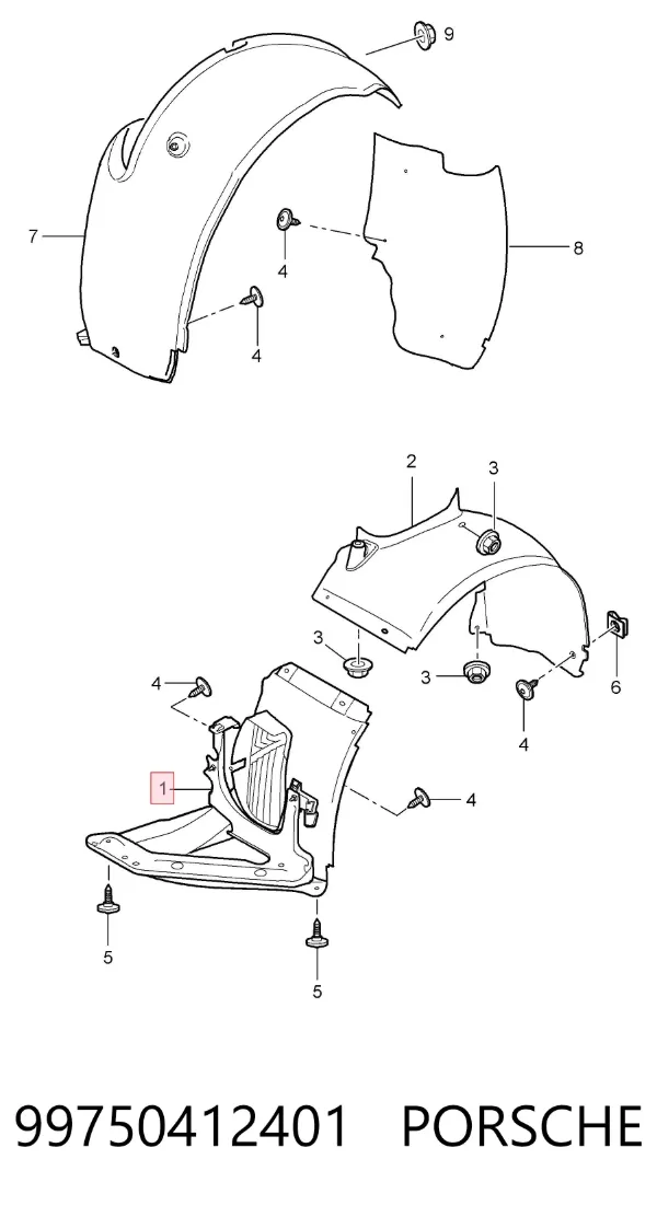  99750412401 Porsche