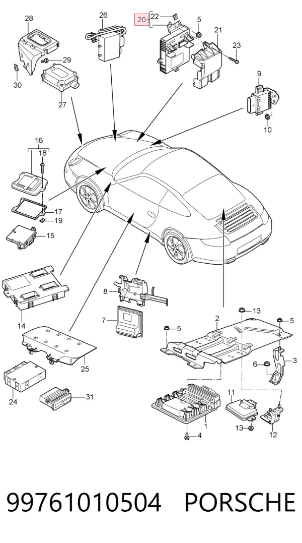  99761010504 Porsche