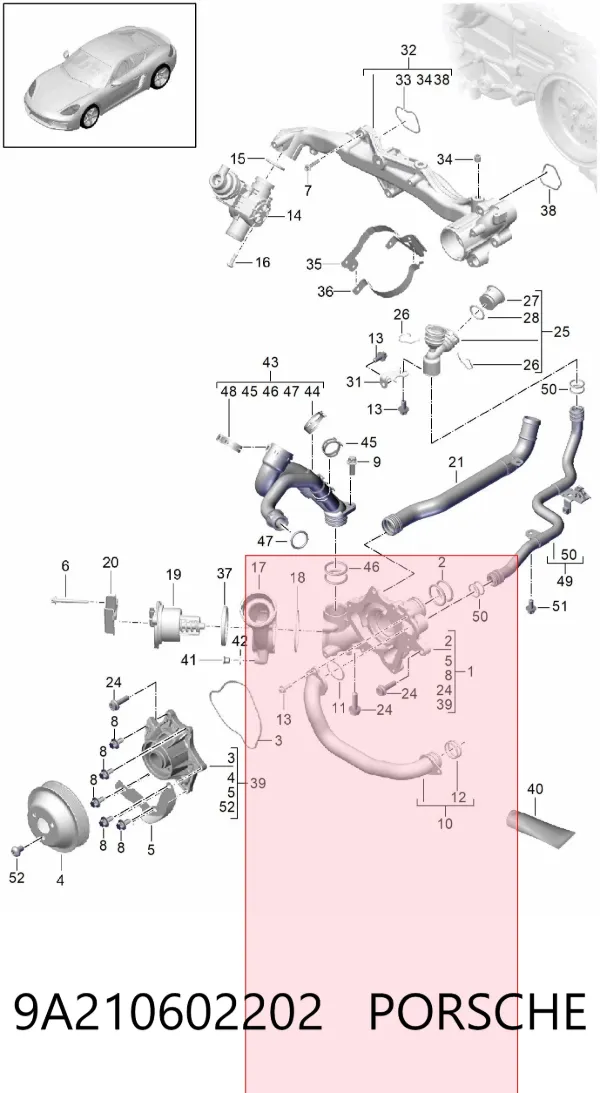  9A210602202 Porsche