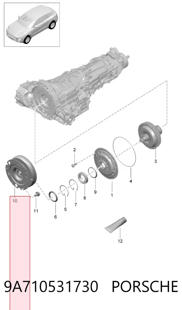  9A710531730 Porsche