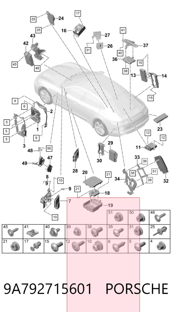  9A792715601 Porsche