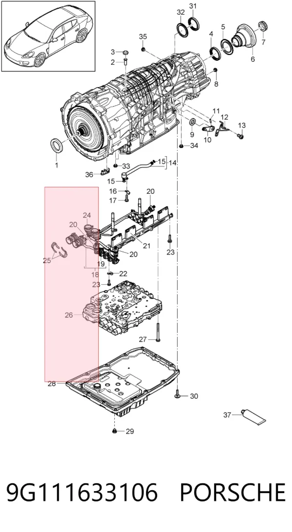  9G111633106 Porsche