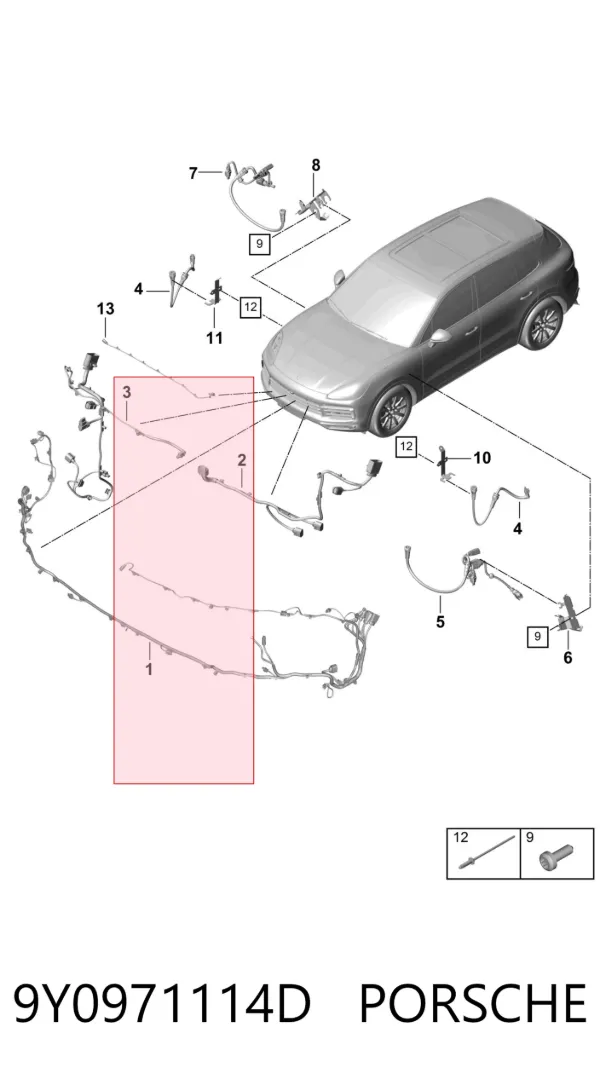  9Y0971114D Porsche