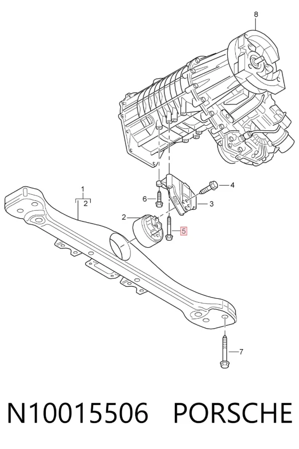 Натяжной ролик N10015506 Porsche