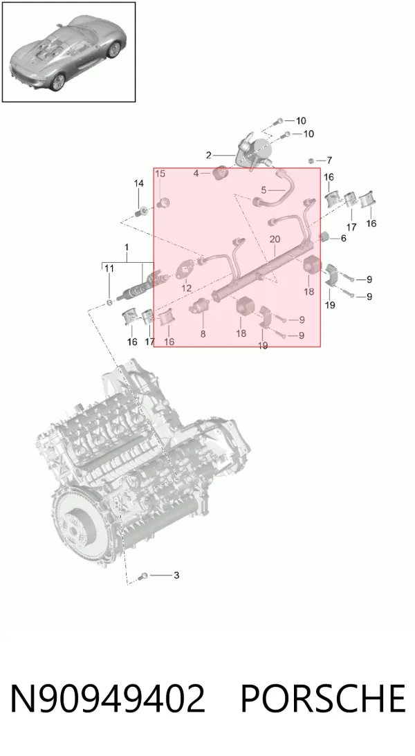  N90949402 Porsche