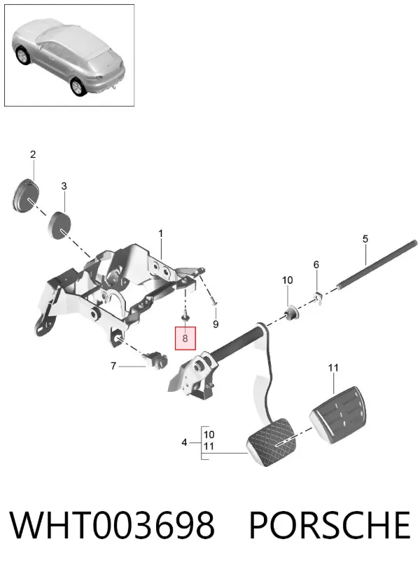  WHT003698 Porsche