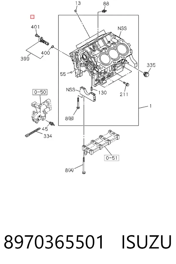  8970365501 Isuzu
