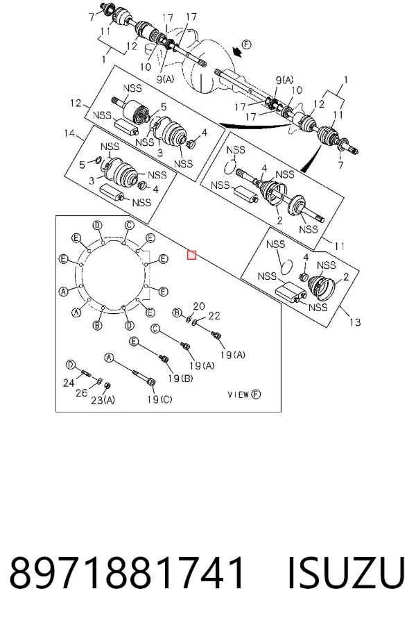  8971881741 Isuzu