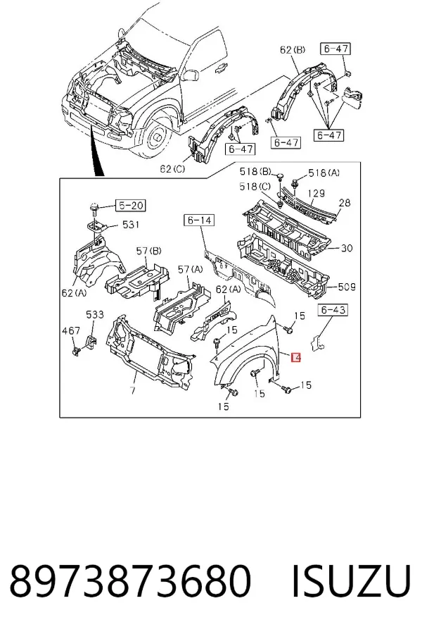  8973873680 Isuzu