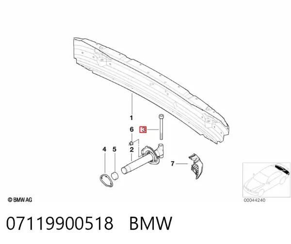 Болт ГБЦ 07119900518 BMW