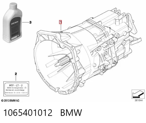 КПП 1065401012 BMW
