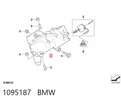 Механизм рулевой (редуктор) BMW 1095187