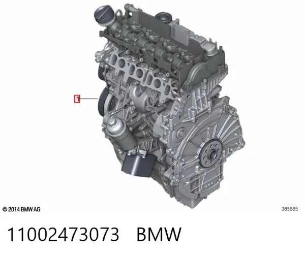 Двигатель 11002473073 BMW