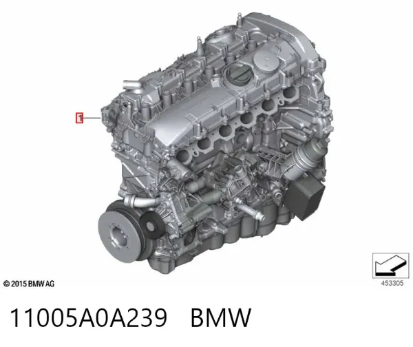 Двигатель 11005A0A239 BMW