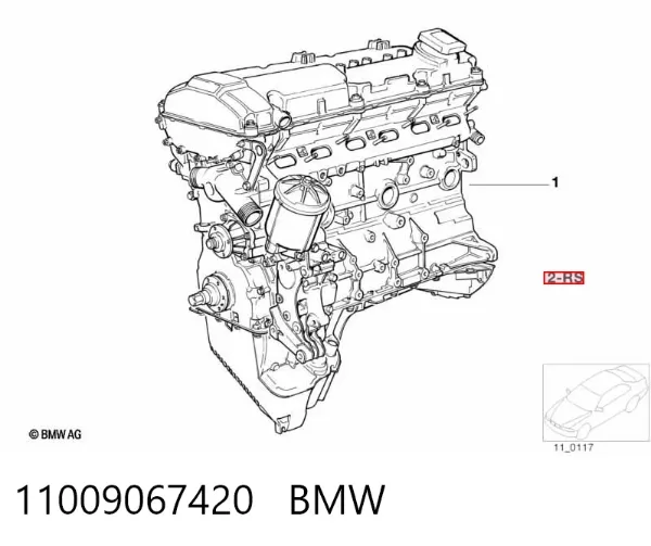 Комплект прокладок 11009067420 BMW