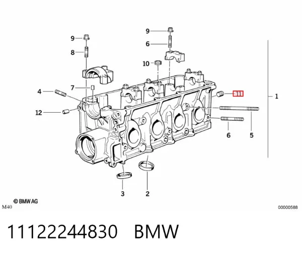  11122244830 BMW