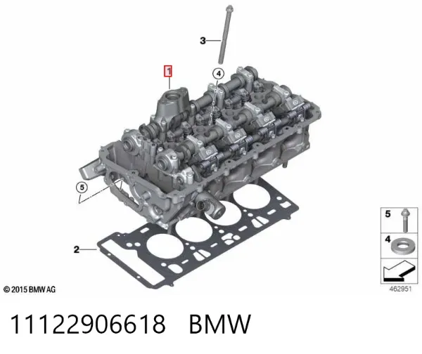 ГБЦ 11122906618 BMW