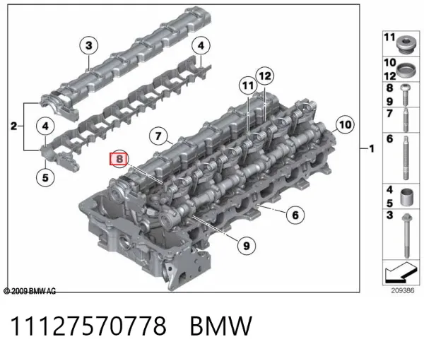 Болт ГБЦ 11127570778 BMW