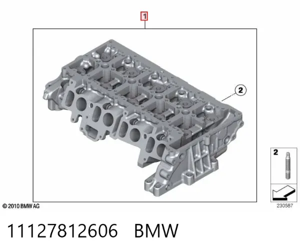 ГБЦ 11127812606 BMW
