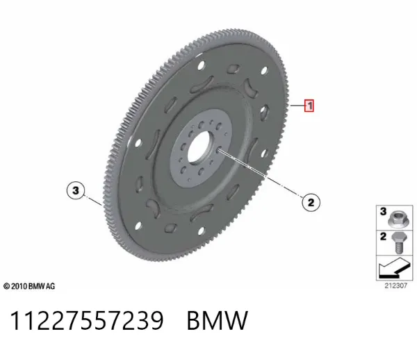 Маховик 11227557239 BMW