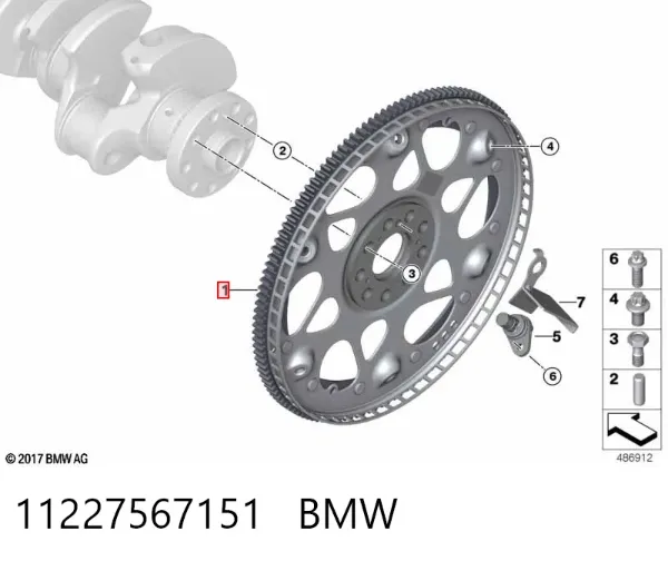 Маховик 11227567151 BMW