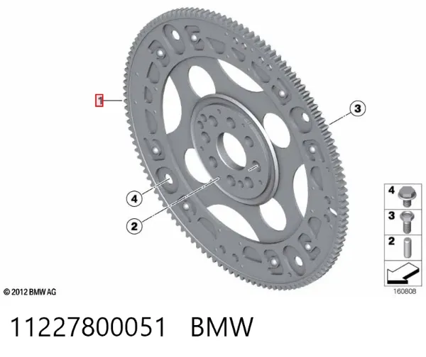 Маховик 11227800051 BMW
