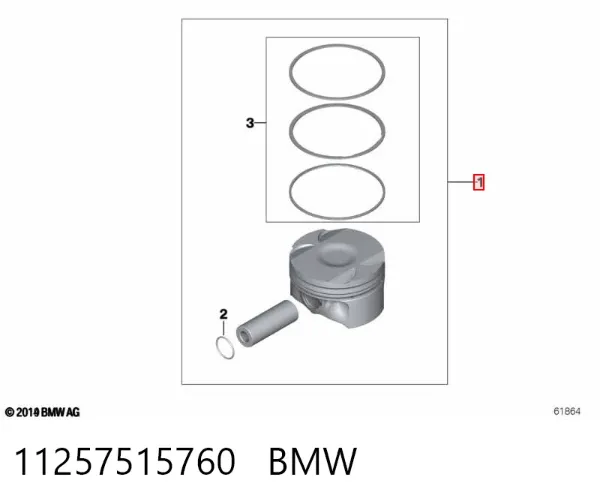  11257515760 BMW